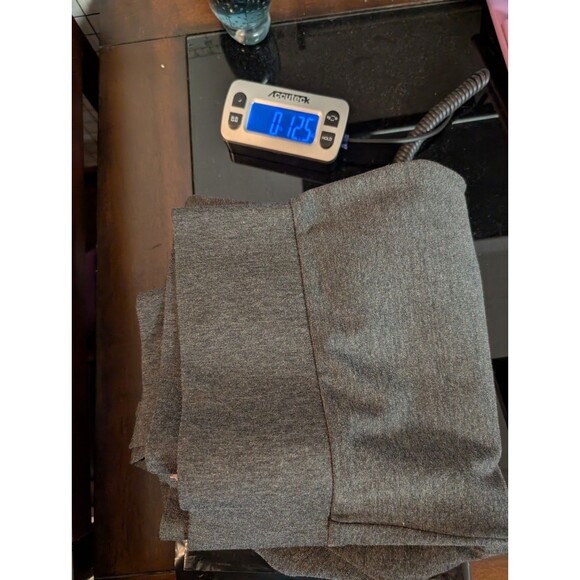 Philosophy Gray Leggings Size Large Pull On Pants Wide Waist Band Stretch - Picture 8 of 8